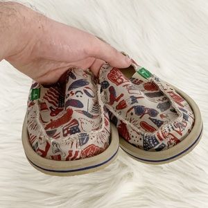Sanuk Shoes - Sanuk | Patriotic American Slip-on Loafers SZ 8 Sanuk Shoes - Sanuk | Patriotic American Slip-on Loafers SZ 8